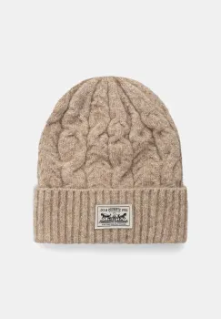 Levi's caciula din amestec de lana culoarea bej, 004D4 imagine