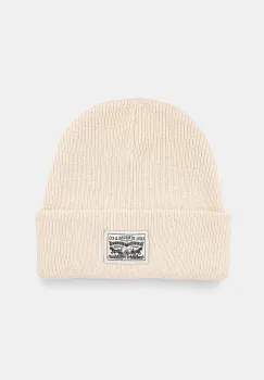 Levi's caciula din bumbac culoarea bej, bumbac, 000J7-0001 imagine