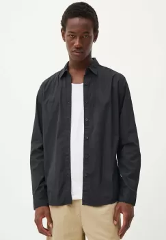 Levi's camasa barbati, culoarea negru, cu guler clasic, slim, 86625 imagine