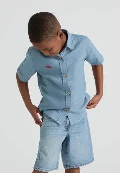 Levi's camasa de bumbac pentru copii SS WOVEN SHIRT 8EH426 imagine