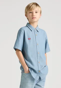 Levi's camasa de bumbac pentru copii SS WOVEN SHIRT 9EH426 imagine