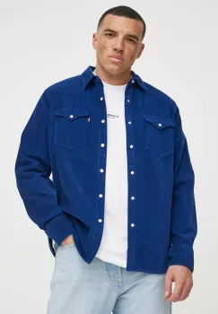 Levi's camasa din bumbac barbati, cu guler clasic, regular imagine