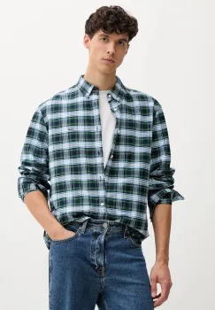 Levi's camasa din bumbac culoarea bleumarin, cu guler button-down, relaxed, A7210 imagine