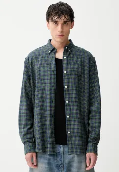 Levi's camasa din bumbac culoarea verde, cu guler button-down, relaxed, A7210 imagine