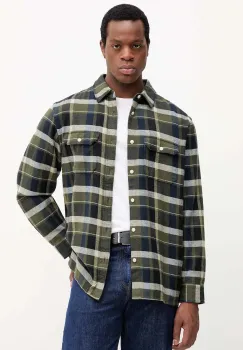 Levi's camasa din bumbac culoarea verde, cu guler clasic, relaxed, 0 imagine