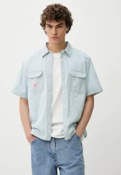 Levi's camasa din bumbac SS DALTON WORKER WW cu guler clasic, relaxed, 001TA imagine