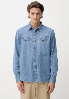Levi's camasa jeans cu guler clasic, regular, 003NS imagine