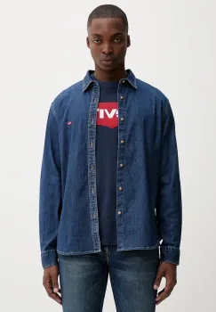 Levi's camasa jeans cu guler clasic, regular, 86625 imagine