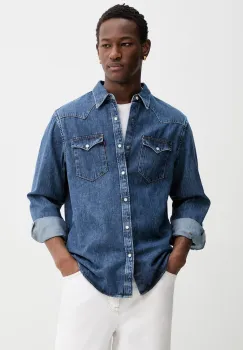 Levi's camasa pentru barbati, din denim BARSTOW WESTERN STANDARD imagine