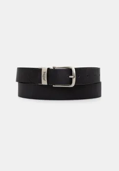 Levi's curea de piele cu doua fete culoarea negru, 004BV imagine