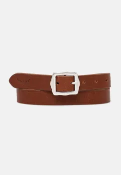 Levi's curea de piele femei, culoarea maro, D7866-0002 imagine
