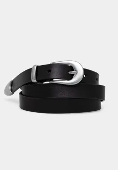 Levi's curea de piele femei, culoarea negru, 000IG-0000 imagine