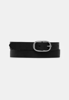 Levi's curea de piele femei, culoarea negru, 002G7-0001 imagine