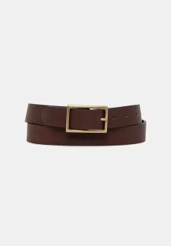 Levi's curea de piele RECTANGLE BUCKLE imagine