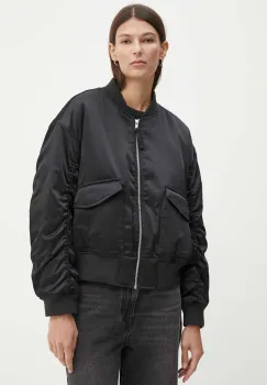 Levi's geaca bomber femei, culoarea negru, de tranzitie, A7262 imagine