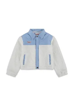 Levi's geaca copii BIG PKT SHEPA TRUCKER culoarea bej, 4EN635 imagine