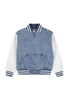 Levi's geaca de blugi pentru copii DENIM BOMBER JACKET imagine
