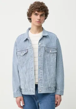 Levi's geaca din denim barbati, de tranzitie, oversize, A5782 imagine