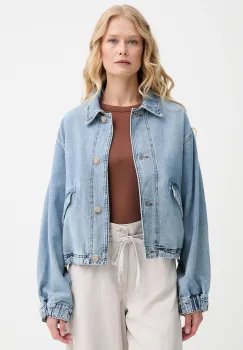 Levi's geaca din denim JANIS UTILITY JACKET de tranzitie, 001FV imagine