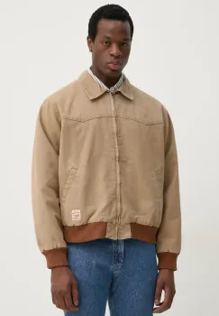 Levi's geaca EMBARCADERO AVIATOR JKT culoarea maro, de tranzitie, A8583 imagine