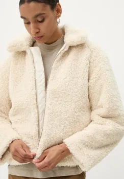 Levi's geaca femei, culoarea bej, de tranzitie, A8814 imagine