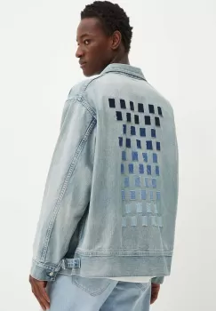 Levi's geaca jeans barbati, de tranzitie, oversize, A7150 imagine