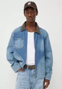 Levi's geaca jeans barbati, de tranzitie, oversize, A8635 imagine