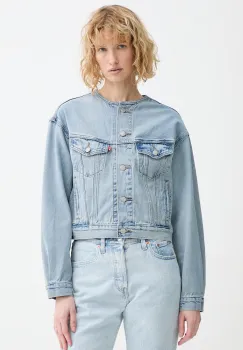 Levi's geaca jeans COLLARLESS SHRUNKEN 90S imagine