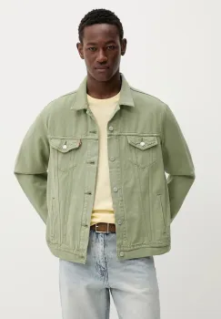 Levi's geaca jeans culoarea albastru marin, de tranzitie imagine
