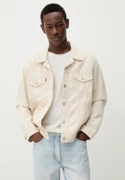Levi's geaca jeans culoarea albastru marin, de tranzitie imagine