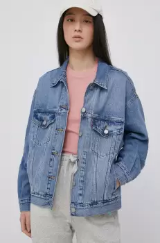 Levi's geaca jeans femei, de tranzitie, oversize imagine