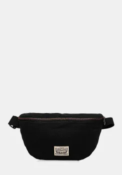 Levi's Geanta de bumbac culoarea negru, 002H1-0000 imagine