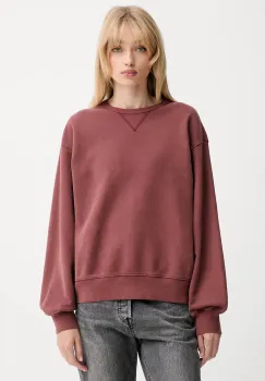 Levi's hanorac de bumbac culoarea rosu, uni, A8789 imagine