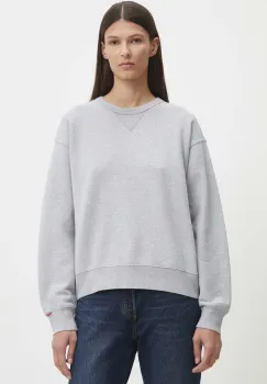 Levi's hanorac de bumbac femei, culoarea gri, melanj, A8789 imagine