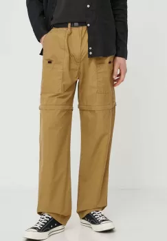 Levi's pantaloni barbati, culoarea bej, drept imagine