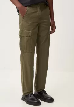 Levi's pantaloni barbati, culoarea verde, drept imagine