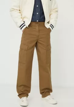 Levi's pantaloni barbati, culoarea verde, drept imagine