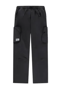 Levi's pantaloni copii PARACHUTE CARGO PANTS culoarea negru, uni, 8EM373 imagine