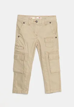 Levi's pantaloni copii REGULAR TAPER CARGO culoarea bej, neted, 8EL222 imagine
