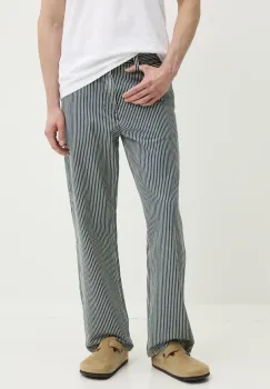 Levi's pantaloni de bumbac culoarea albastru marin, drept, 568 LOOSE STRT imagine