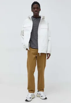 Levi's pantaloni de bumbac culoarea galben, drept imagine