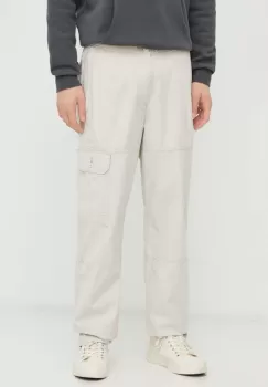 Levi's pantaloni de bumbac PATCH POCKET CARGO culoarea bej, cu fason cargo imagine
