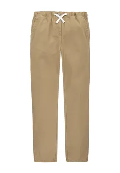 Levi's pantaloni de bumbac pentru copii LOOSE FIT PULL-ON PANTS culoarea verde, neted, 9EL221 imagine