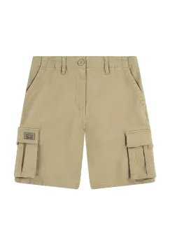 Levi's pantaloni scurti copii TRADITIONAL CARGO SHORTS culoarea verde, talie reglabila, 8EM381 imagine