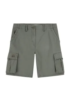 Levi's pantaloni scurti copii TRADITIONAL CARGO SHORTS culoarea verde, talie reglabila, 9EM381 imagine