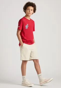 Levi's pantaloni scurti copii XX AUTHENTIC CHINO SHORTS culoarea bej, talie reglabila, 9EM375 imagine