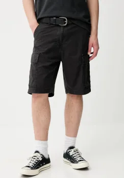 Levi's pantaloni scurti din bumbac CARRIER CARGO SHRT-2 culoarea gri, 001KG imagine
