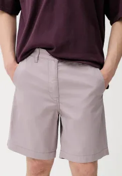 Levi's pantaloni scurti din bumbac culoarea alb imagine