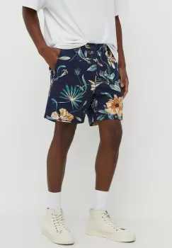 Levi's pantaloni scurti din bumbac culoarea albastru marin imagine