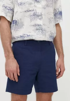 Levi's pantaloni scurti din bumbac culoarea albastru marin imagine